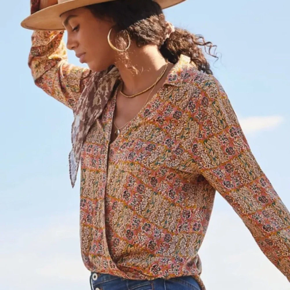 NWT Anthropologie Pilcro Tisha Blouse